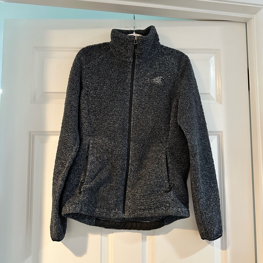 The North Face Gray Sherpa Jacket Medium